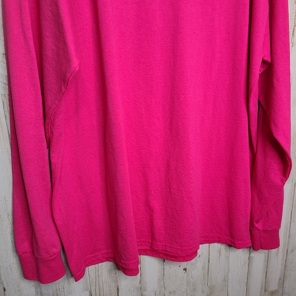 Jerzees Heavyweight Long Sleeve Pink Tshirt Graphic Jeeps & Wrenches - Picture 7 of 8